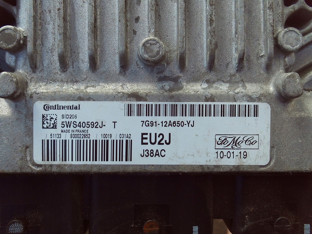 фото №3, Бортовой компьютер ford 5ws40592j-t