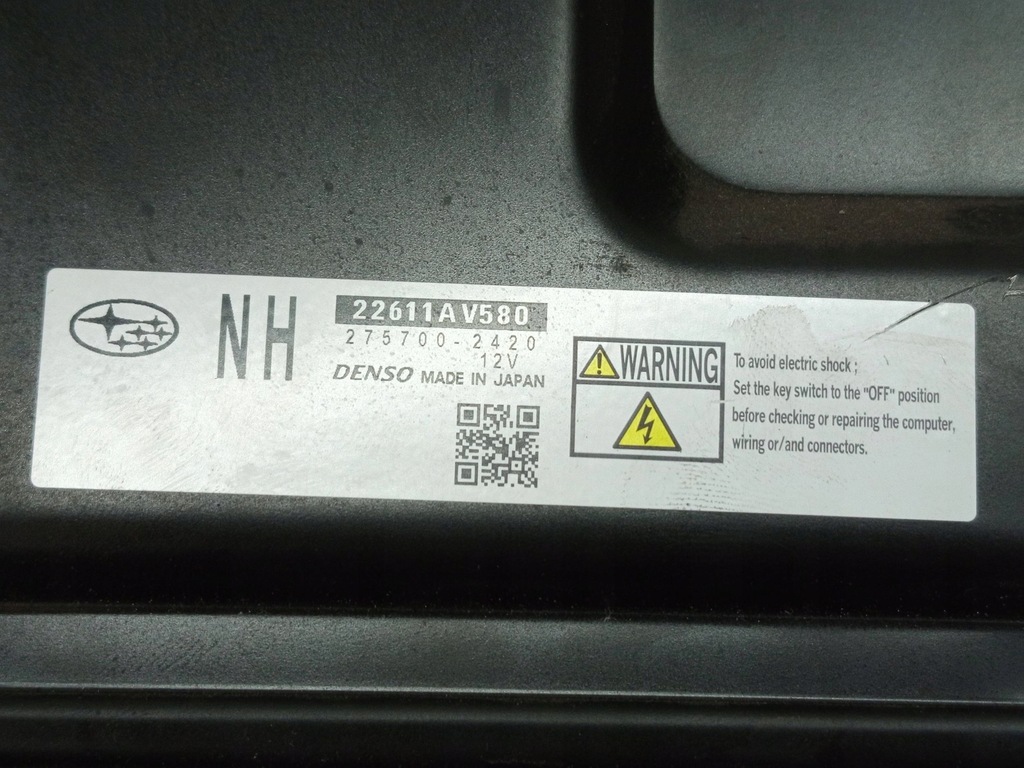 фото №6, Бортовой компьютер блок управления двигателя subaru forester iv sj 2.0d 22611av580