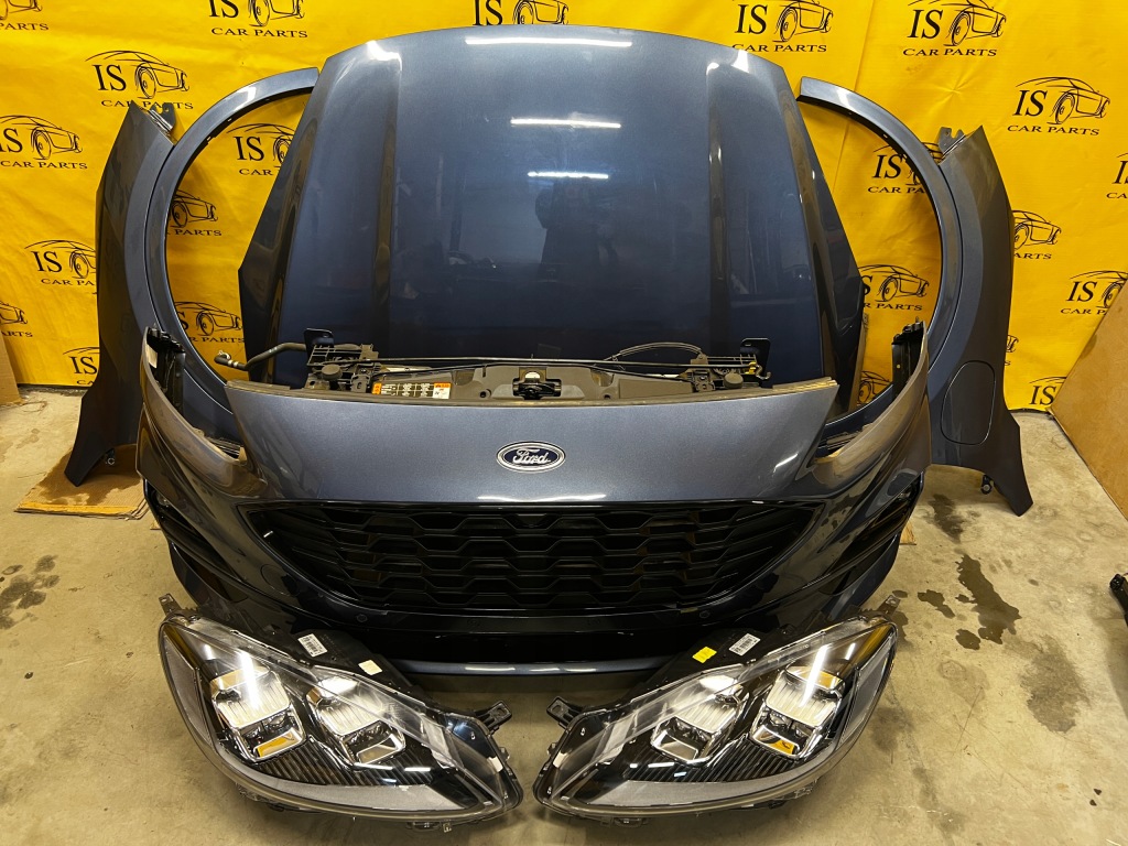 фото №1, Ford kuga mk3 капот лампи перед радіатор st line chroma blue