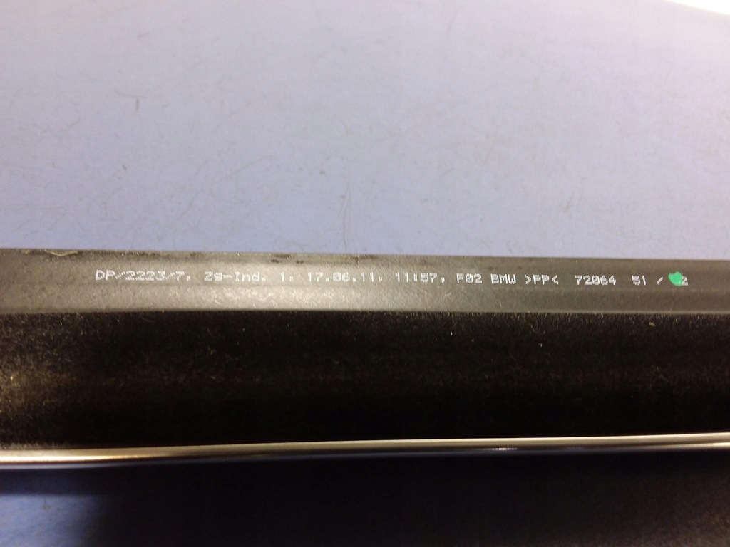 фото №8, Bmw 7 f02 молдинг прокладка стекло левая задняя 7206451