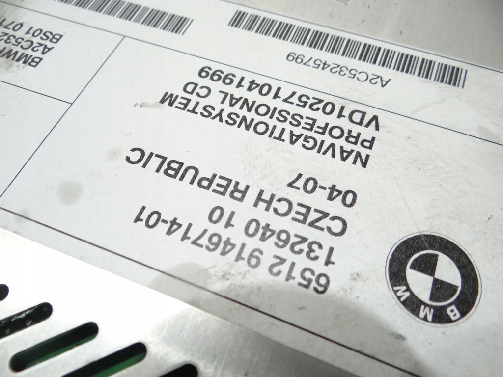 фото №6, Радіо cd proffesional bmw x3 e83 lift оригінальний номер 9146714