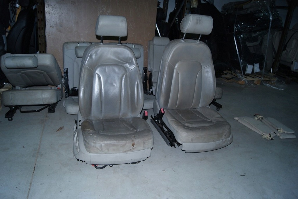 фото №9, Audi q7 4l сиденья заднее сиденье обивка сиденья сиденье левый правый