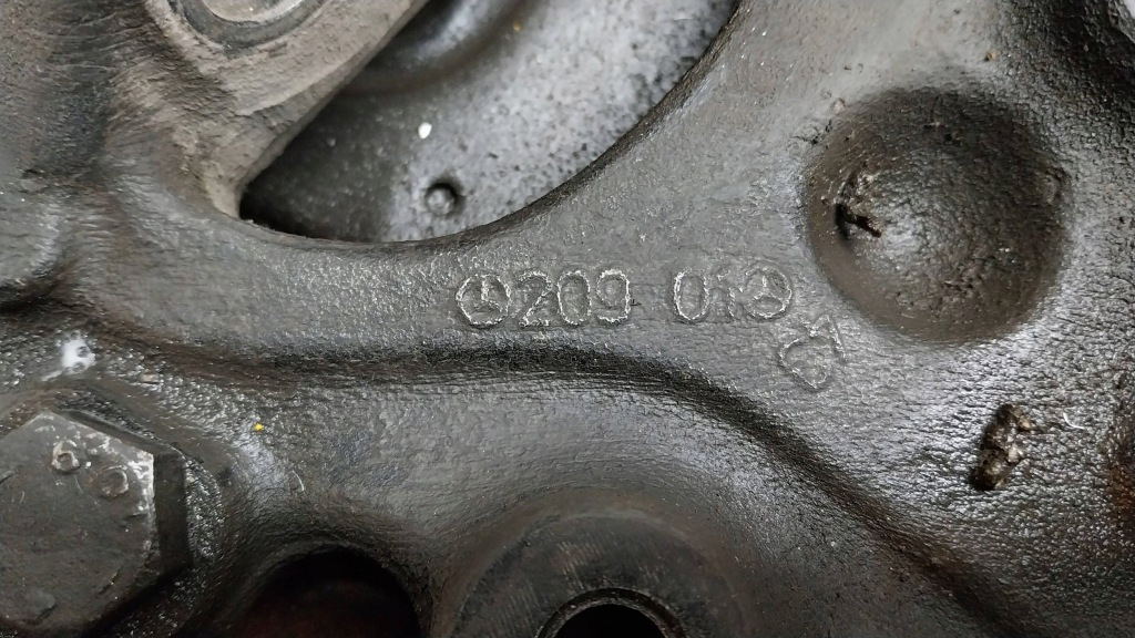 фото №6, Поворотний кулак ступиця супорт правий перед 20901 mercedes w203 w209 slk r171