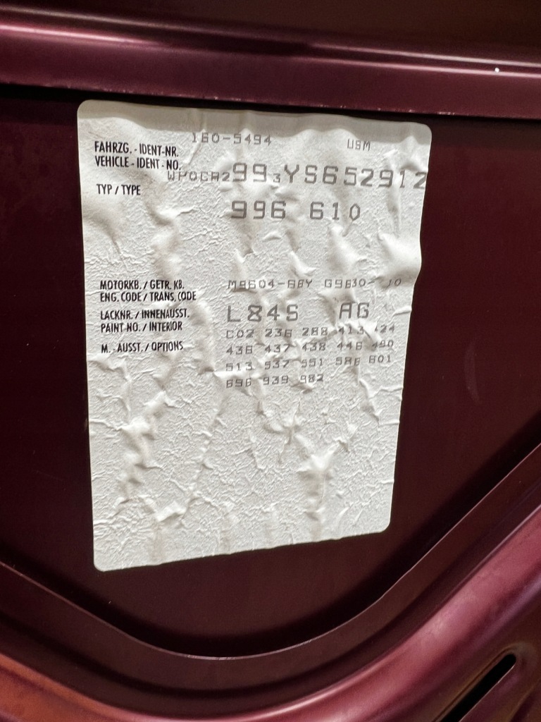 Капот крышка двигателя перед передняя porsche boxster 986 carrera 996 l84s Оригинал