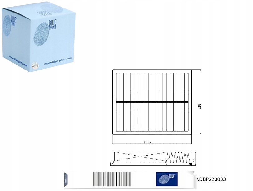 фото №7, Фільтр повітря blue print adbp220034