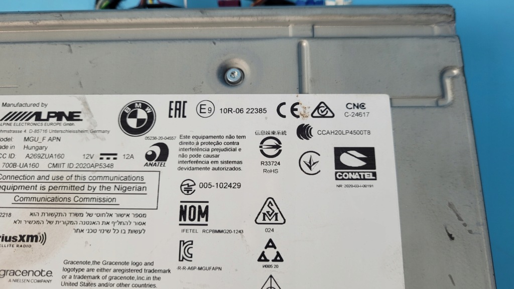 Bmw 2' f44 21r радио навигация alpine 5a47355 с Разборки