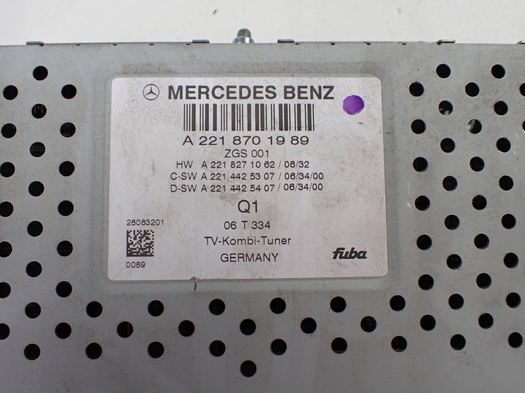 фото №6, Модуль тюнер tv mercedes s500 w221 a2218271062