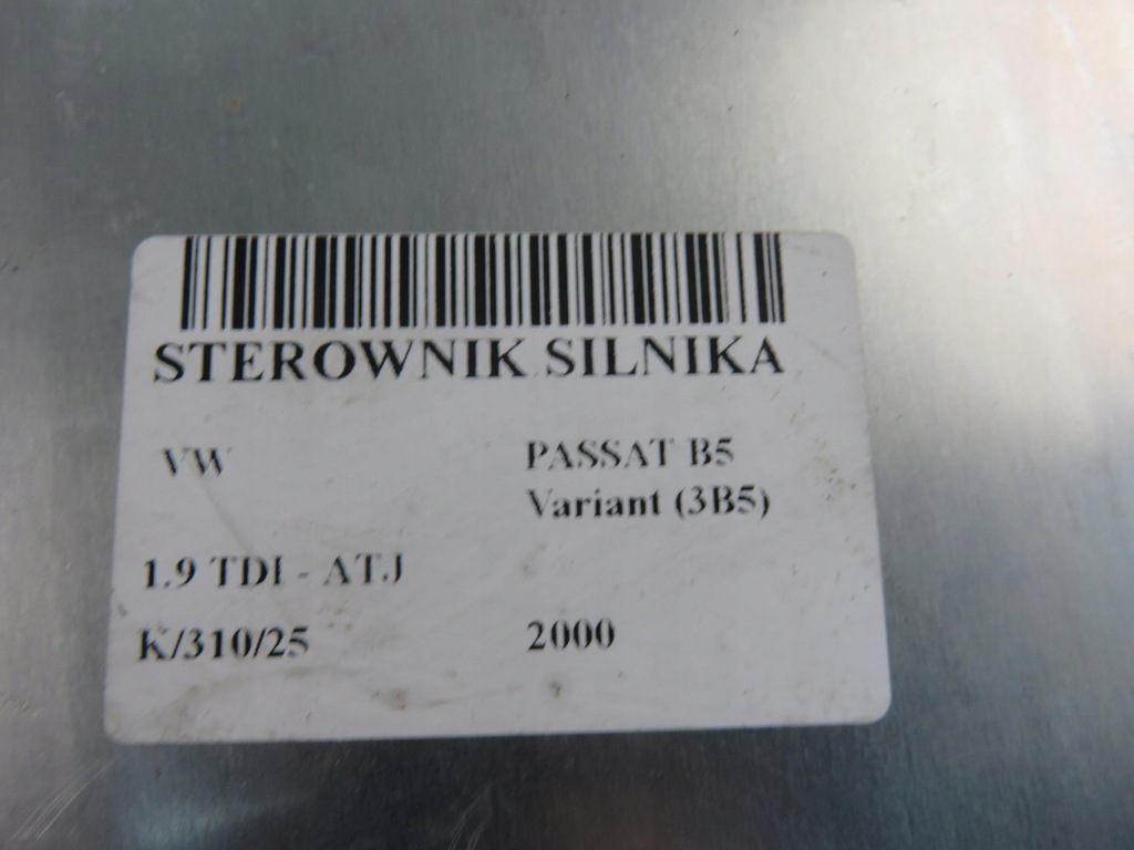 фото №12, Блок керування vw passat b5 1.9 tdi - atj 038906019aj 0281010303