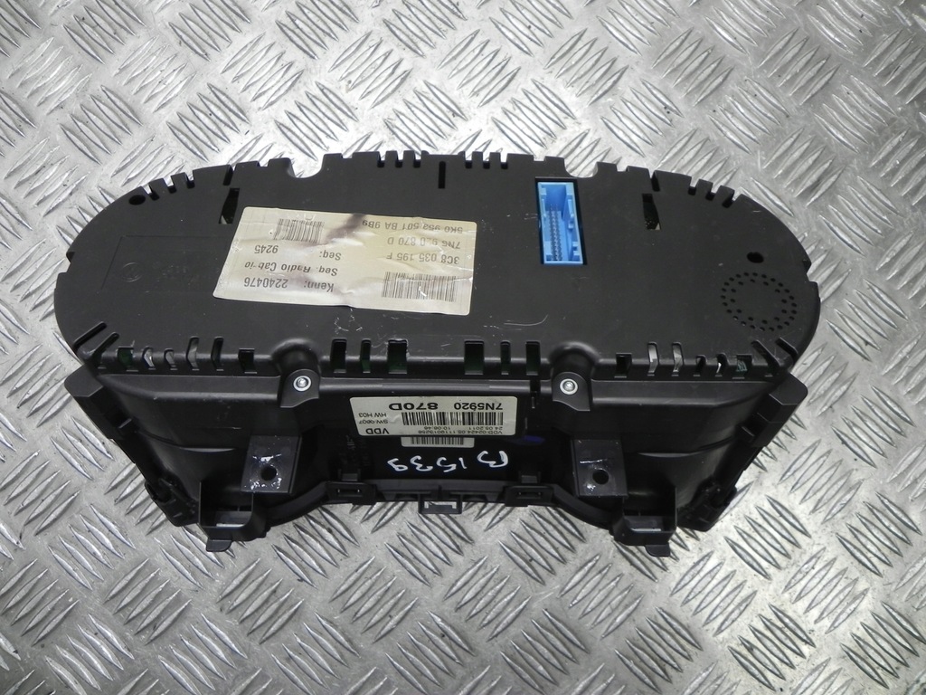 фото №6, Панель приладів приладова seat alhambra 2011 км/год 7n5920870d