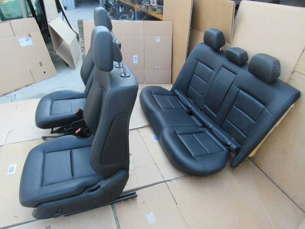 Mercedes e w212 212 сидіння заднє сидіння обшивки салон комплект шкіра в Україні