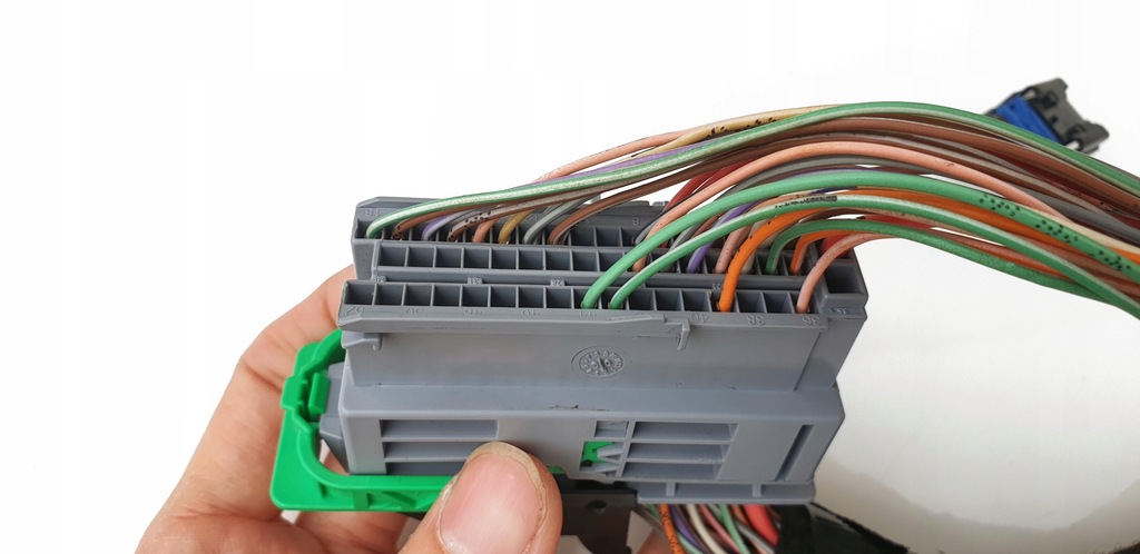 фото №12, Renault megane scenic 2 ii штекер колодка r2 джгут pod сидіння сидіння сіра