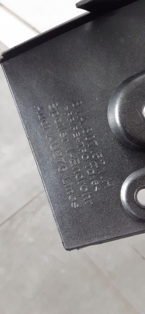 Audi q2 81a спойлер диффузор накладка бампера задняя Доставка