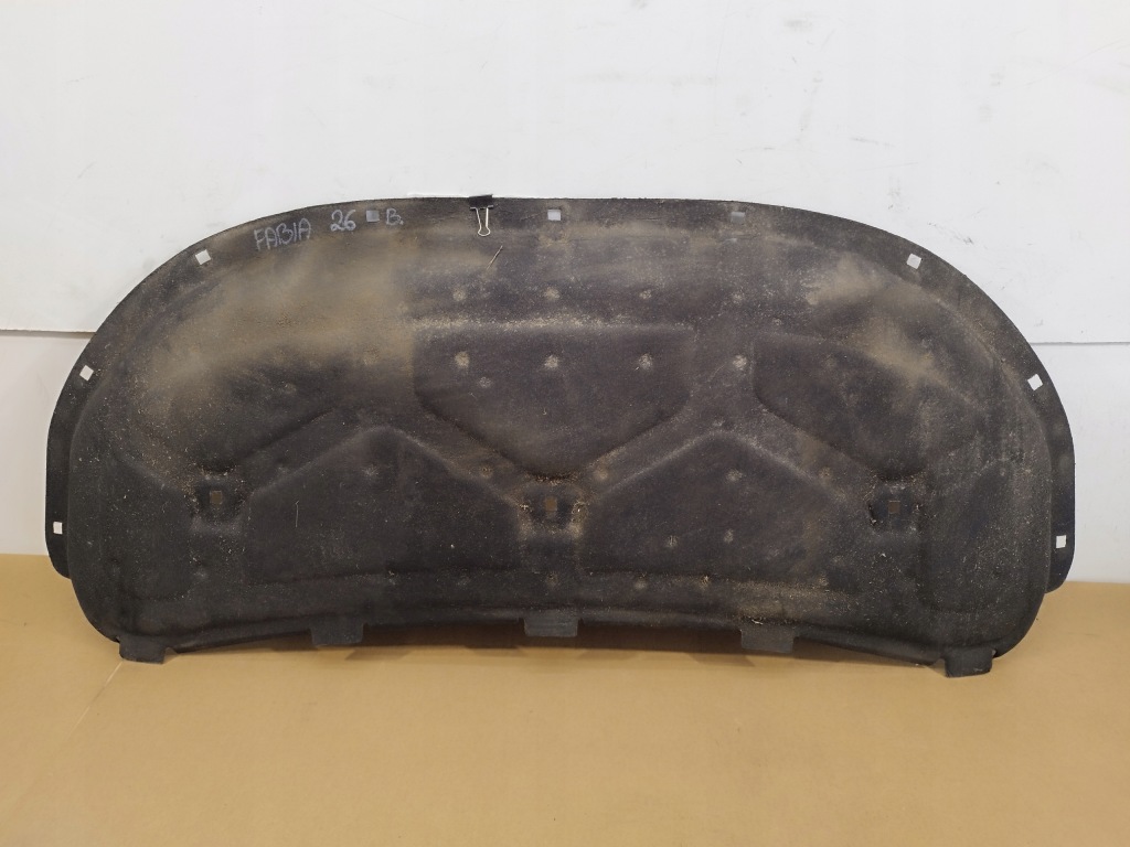 фото №6, Шумоизоляция капот + клипсы skoda fabia ii 2007-2014 оригинальные