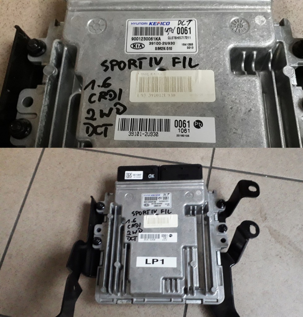 фото №1, Kia sportage iv lift 2018- бортовой компьютер 39100-2u930