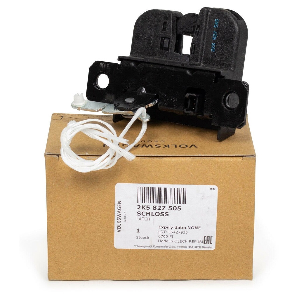 фото №5, Оригинальный замок багажника vw caddy iii k5827505