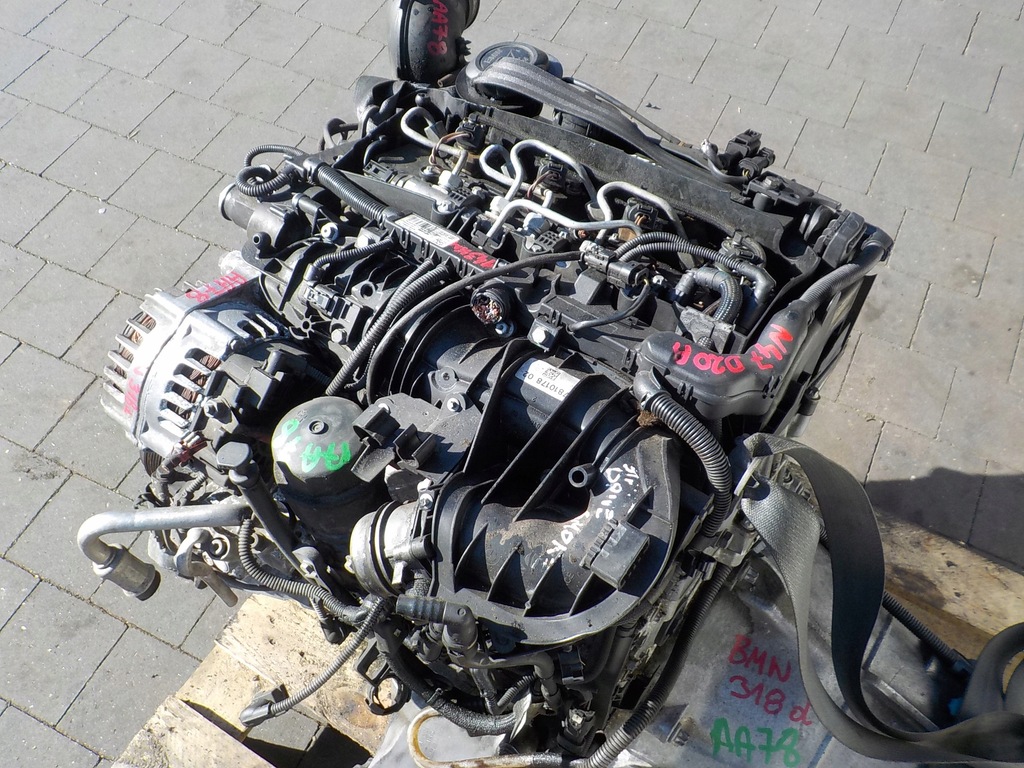 фото №11, Bmw e90 e91 318d 2.0d 143km двигун n47d20a euro5 kompletny film