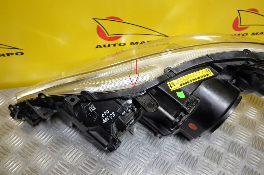 фото №10, Lexus es es350 2006- фара лампа ксенон r usa