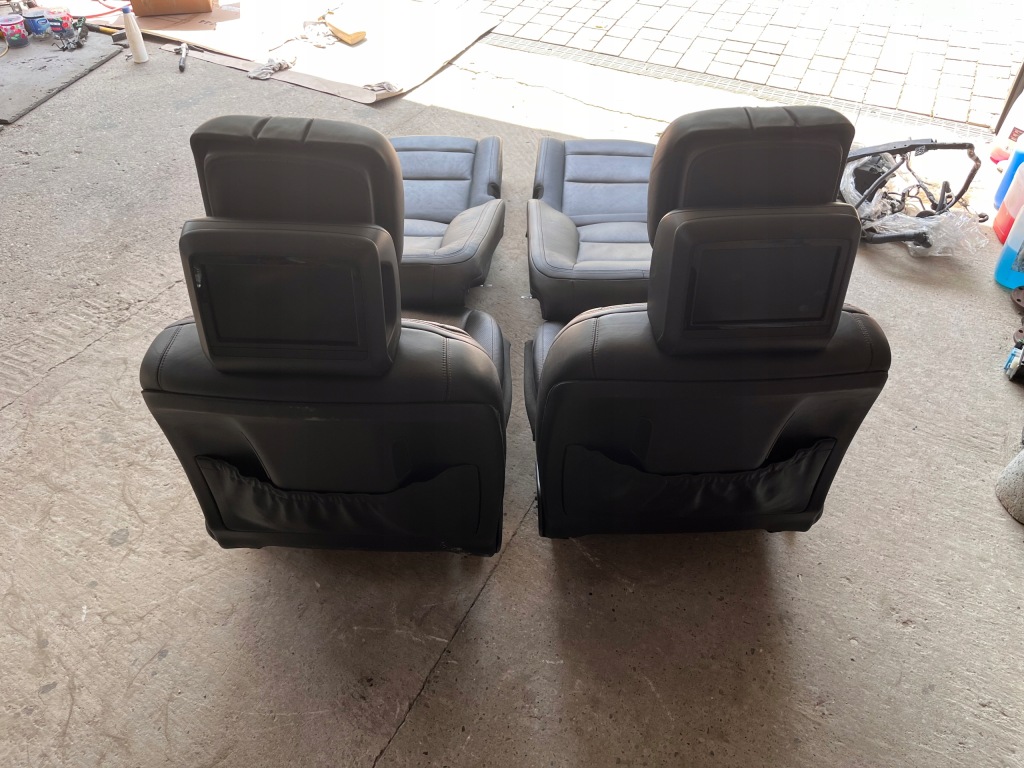 фото №4, Mercedes s-clas w221 сиденья заднее сиденье кожа мониторы