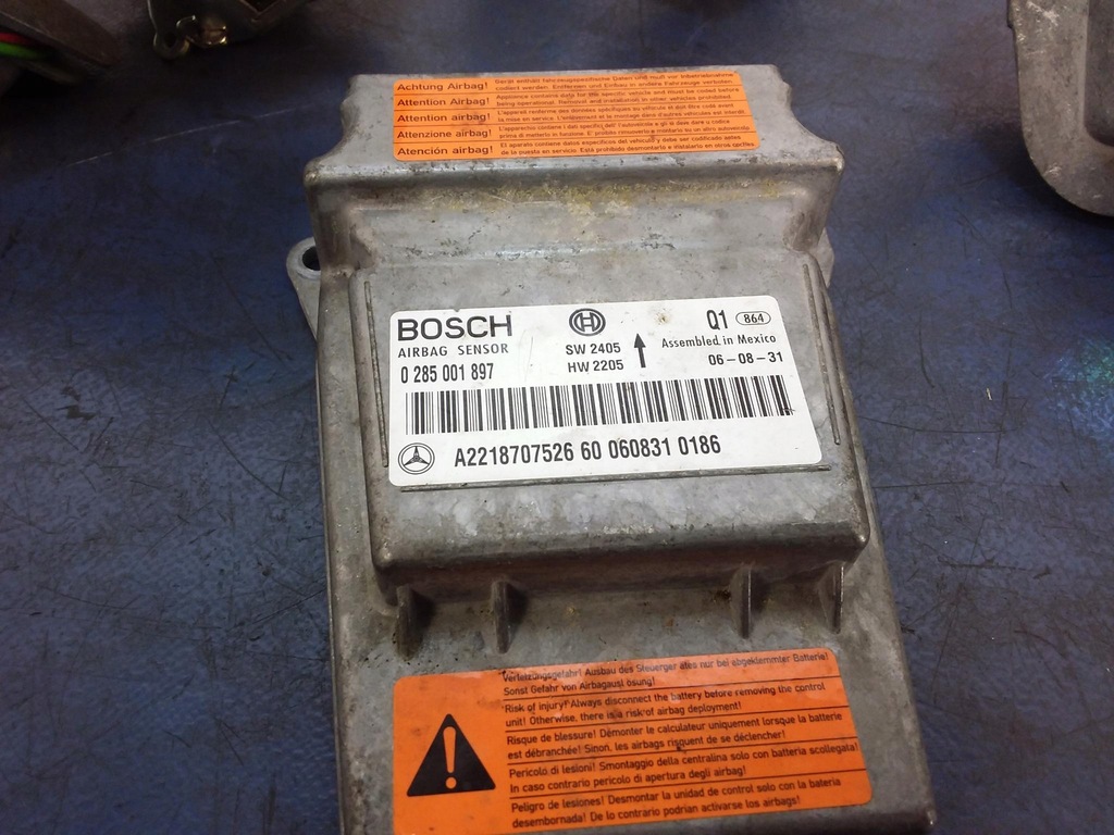 фото №12, Mercedes s w221 панель приладів панель приладів подушка ремені датчик