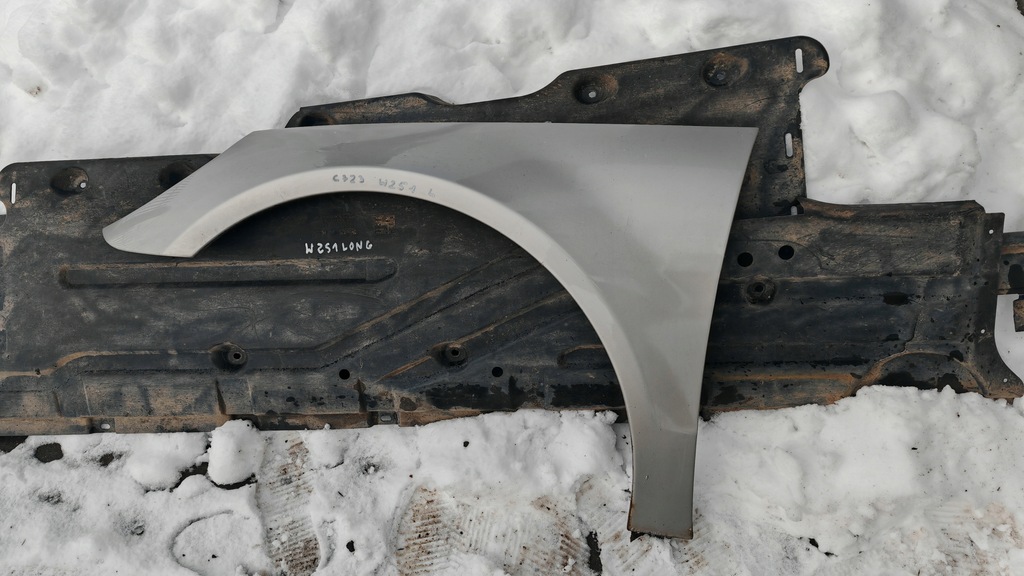 фото №8, Kompletny перед mercedes w251 r капот бампер крила ксенон колір 723 c723