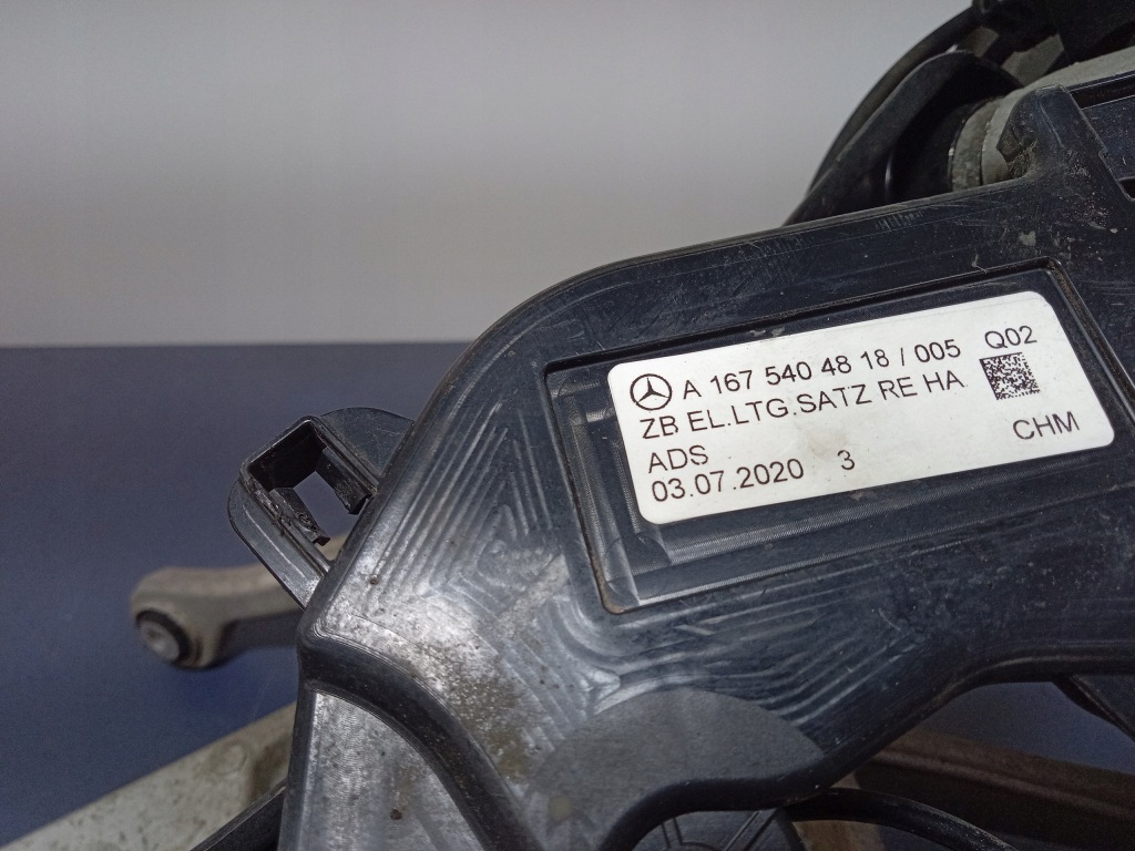 Gls w167 поворотний кулак задній права ступиця a16722r Оригінал