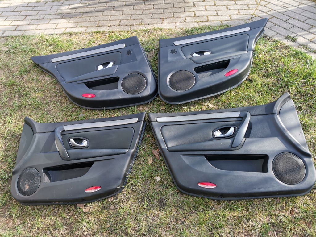 фото №1, Laguna iii шкіра обшивка двері правий перед