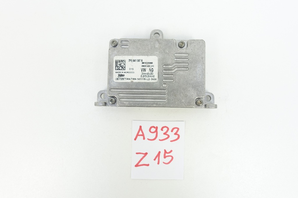 фото №1, Преобразователь блок управления модуль led volkswagen оригинальный номер 7p5941597a