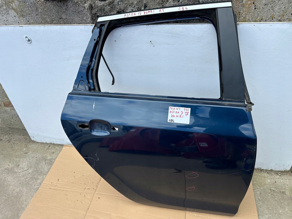 фото №1, Дверь правый задняя opel astra iv kombi astra j задние