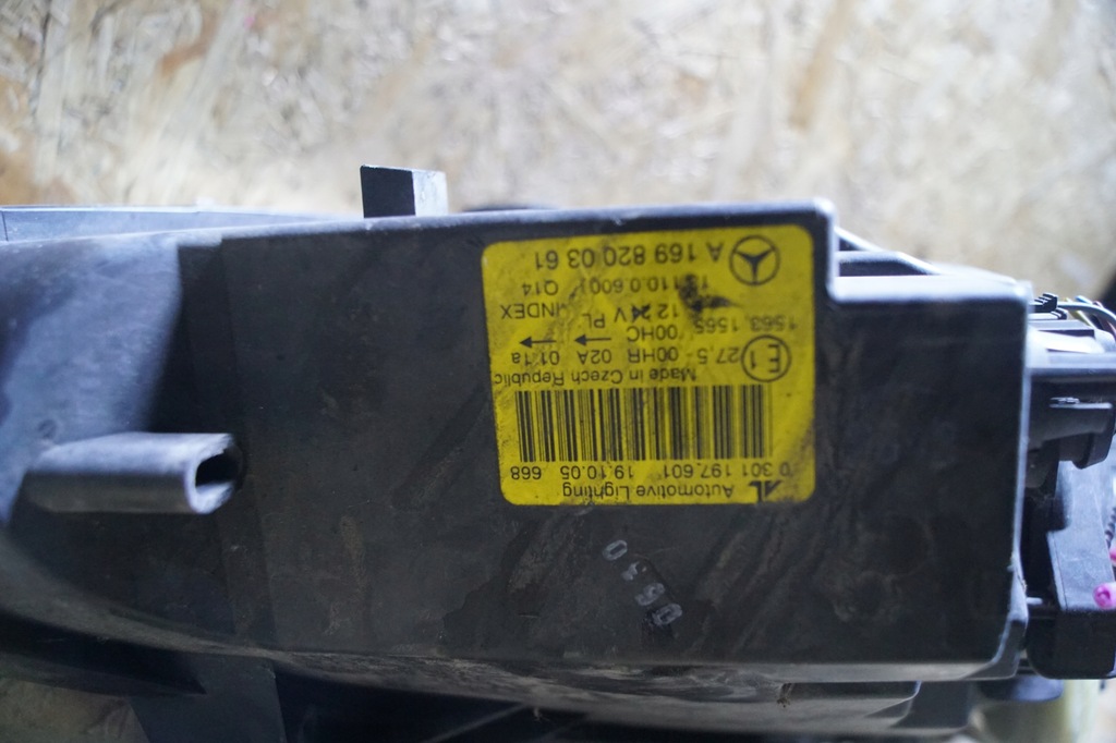 фото №7, Mercedes w169 лампа левая перед uk