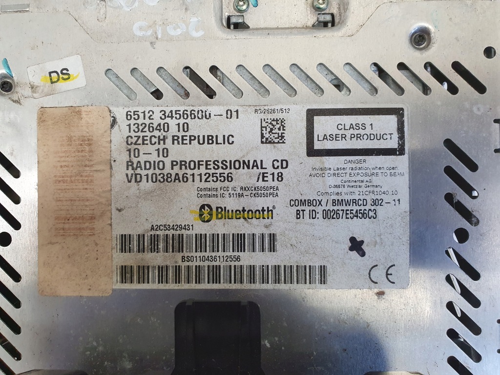 фото №3, Mini cooper one r56 радио cd radioodwarzacz 3456600 13264010