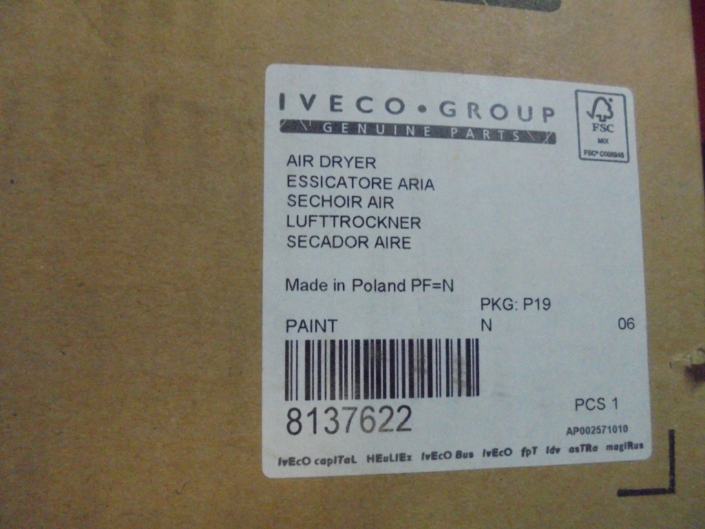 Основание осушителя iveco eurotrakker 8137622 Недорого