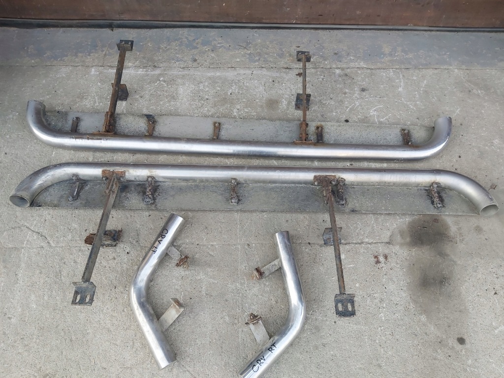 Honda cr-v 2 rd подножка трубопровод левая правое bok задний  комплект 4шт Недорого