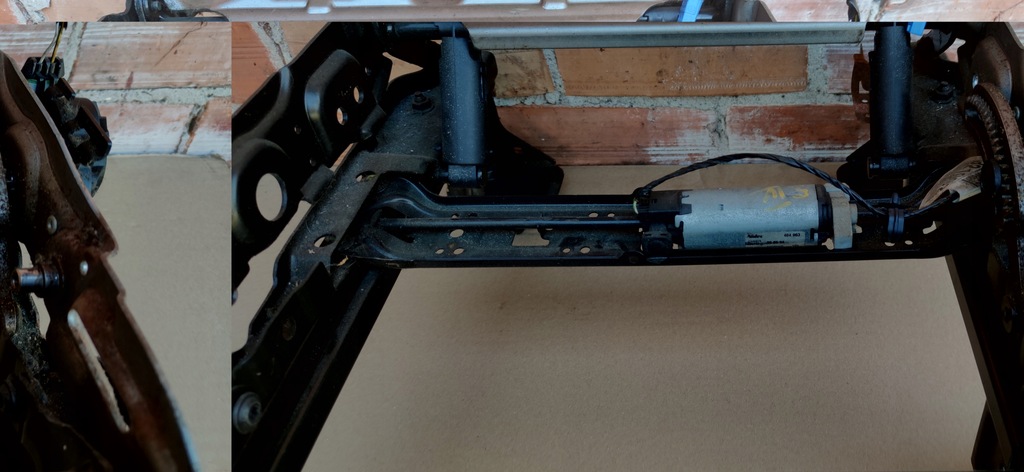 фото №5, Kuga mk1 моторчик регулювання сидіння правого каркас