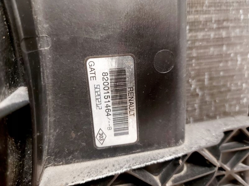 Renault megane 2 2 2.0 b радіатор води вентилятор комплект 8200151464 Зі Шроту