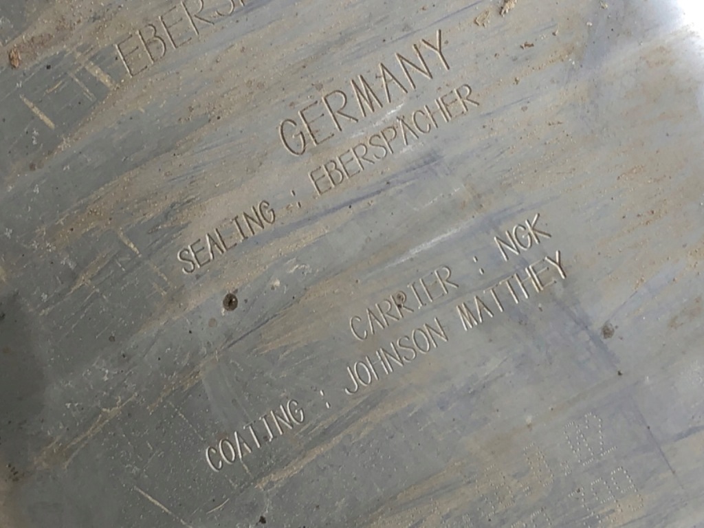 фото №10, Гаситель выпускной m-pakiet bmw g30 104324-21 2.0 190km выхлоп