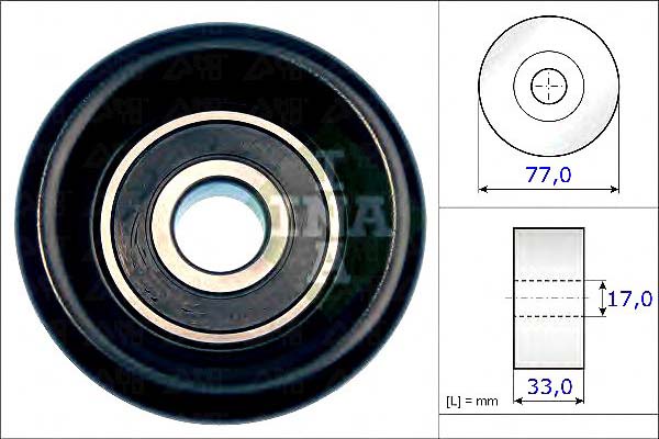 фото №1, Ролик напрямна ремінь hyundai h-1 h-1 / starex po