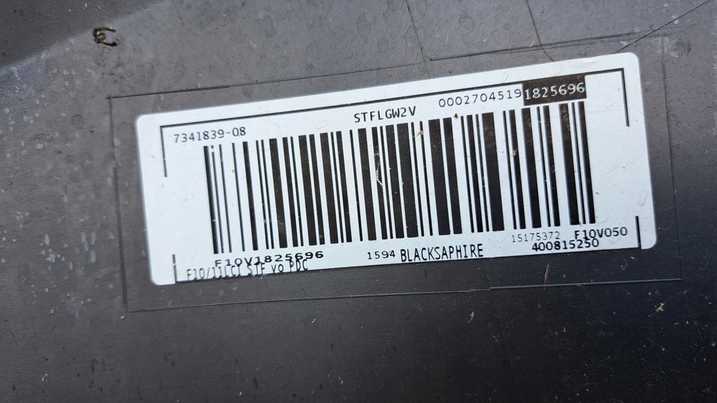 фото №13, Bmw 5 f10 f11 lift бампер перед pdc омивачі nr57