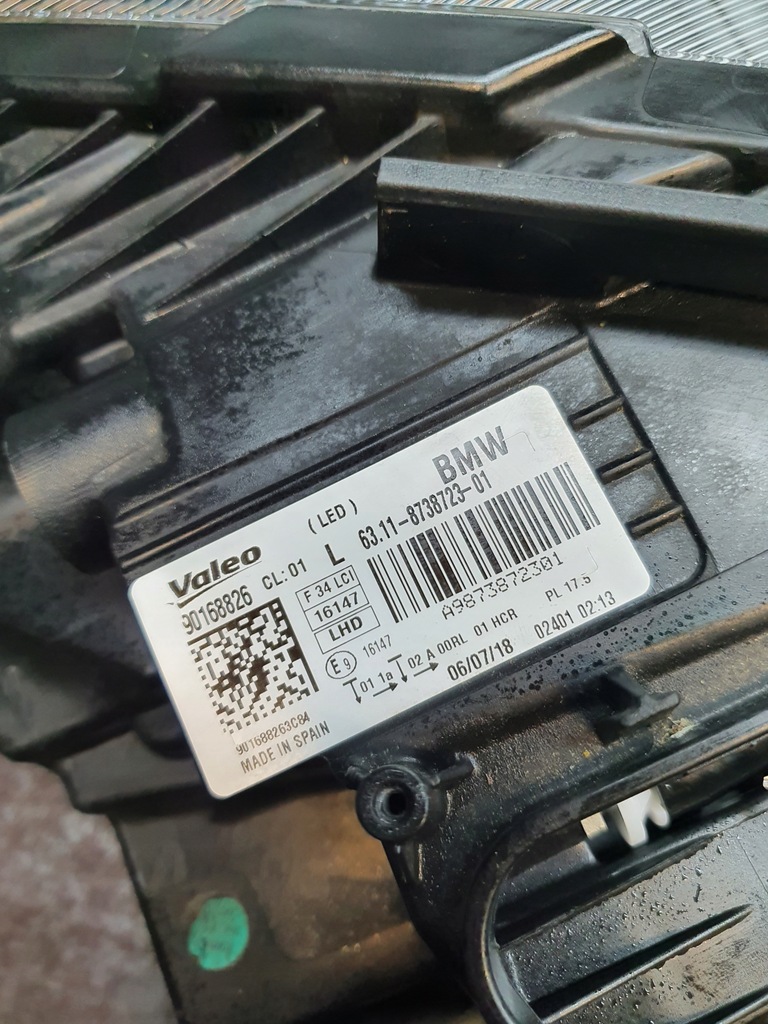 фото №12, Лампа передняя левая full led bmw 3 gt f34 lift