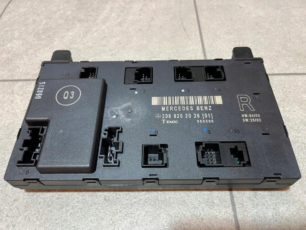 фото №4, Mercedes clk w209 модуль дверь правый bdb