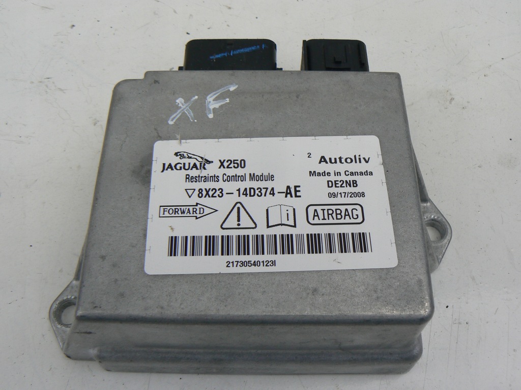 фото №5, Jaguar xf x250 подушка подушки безопасности натяжители датчик