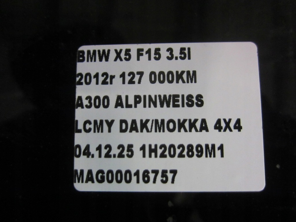 фото №10, Bmw x5 f15 панорама скляна люк дах панорамний kompletny 7316353