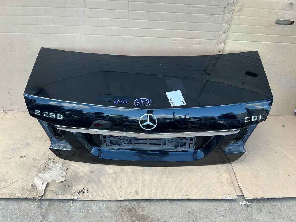 фото №1, Кришка багажника задня mercedes w212 czarna sedan