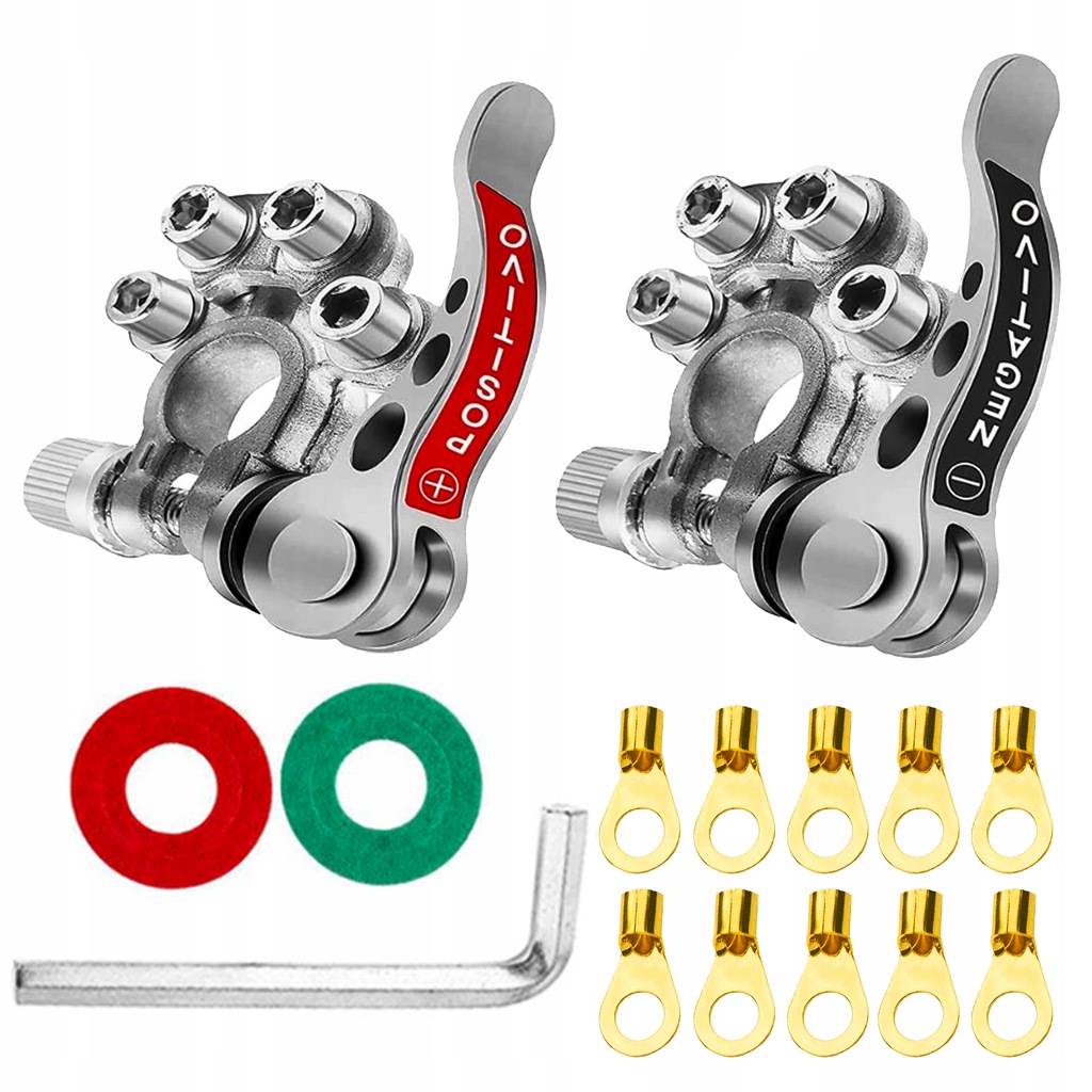 фото №16, Соединитель суппортов аккумулятор dodatnie ujemne клемма клеммы набор клемма 2 szt.