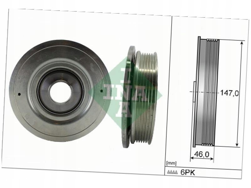 фото №2, Шкив коленчатого вала renault vel satis 2.2 trafic ii 2.5 avantime 2.2