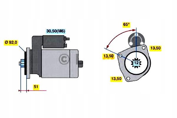 фото №2, Bosch стартер scania