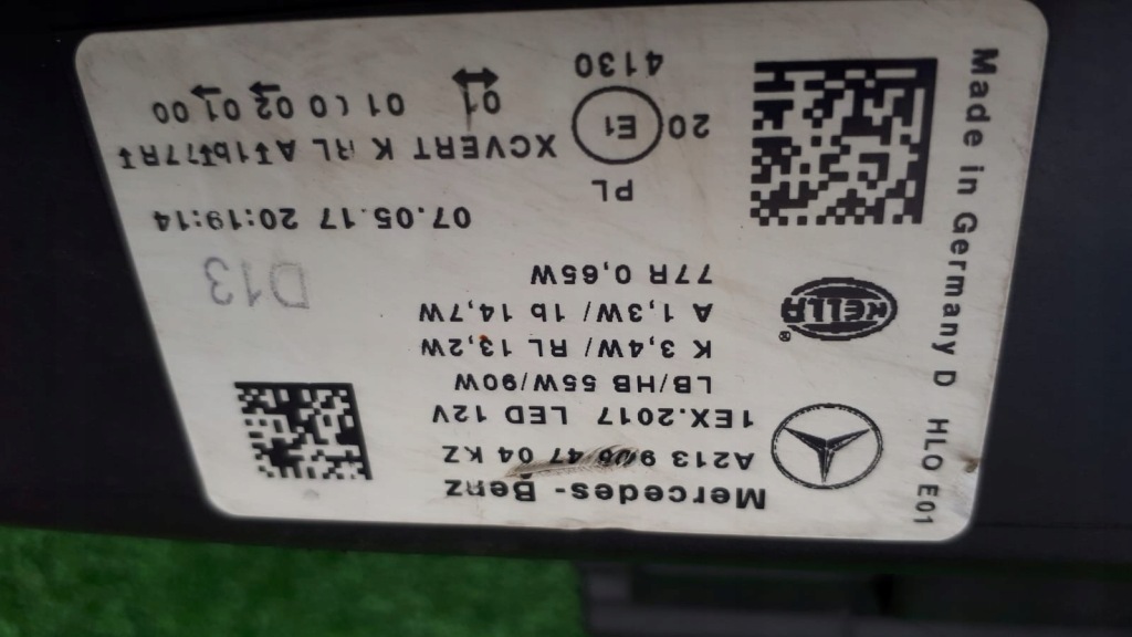 Mercedes e-klasa w213 full led фара передняя в Украине