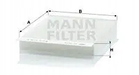 Фільтр салонний cu 2143 mann-filter Ціна