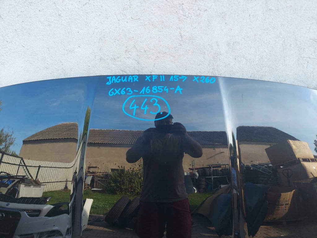 фото №5, Jaguar xf ii 15- x260 капот крышка двигателя