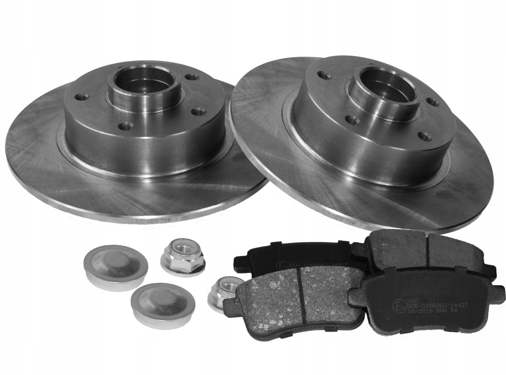 фото №1, Тормозные диски x2 + тормозные колодки задняя renault grand scenic iii 3