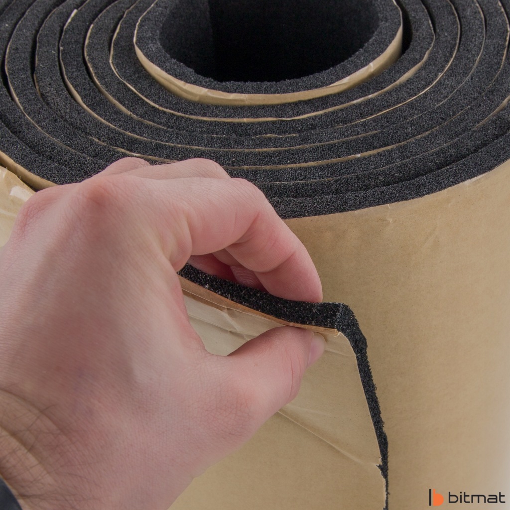 Ognioodporna мат samoprzylepna wyciszająca 10mm пена перегородка двигателя ролик с Разборки